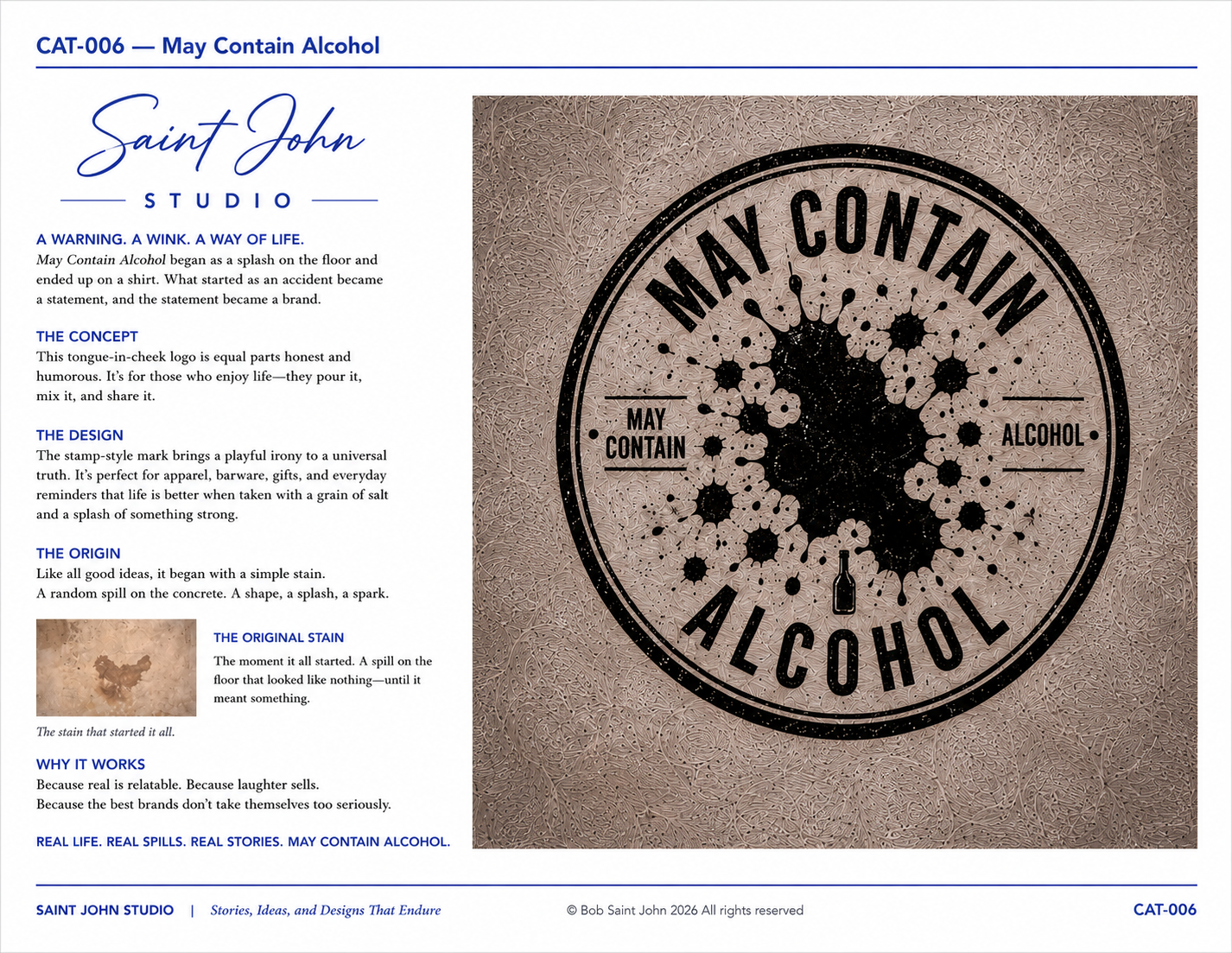 CAT-006 — Transformational brand identity one-pager