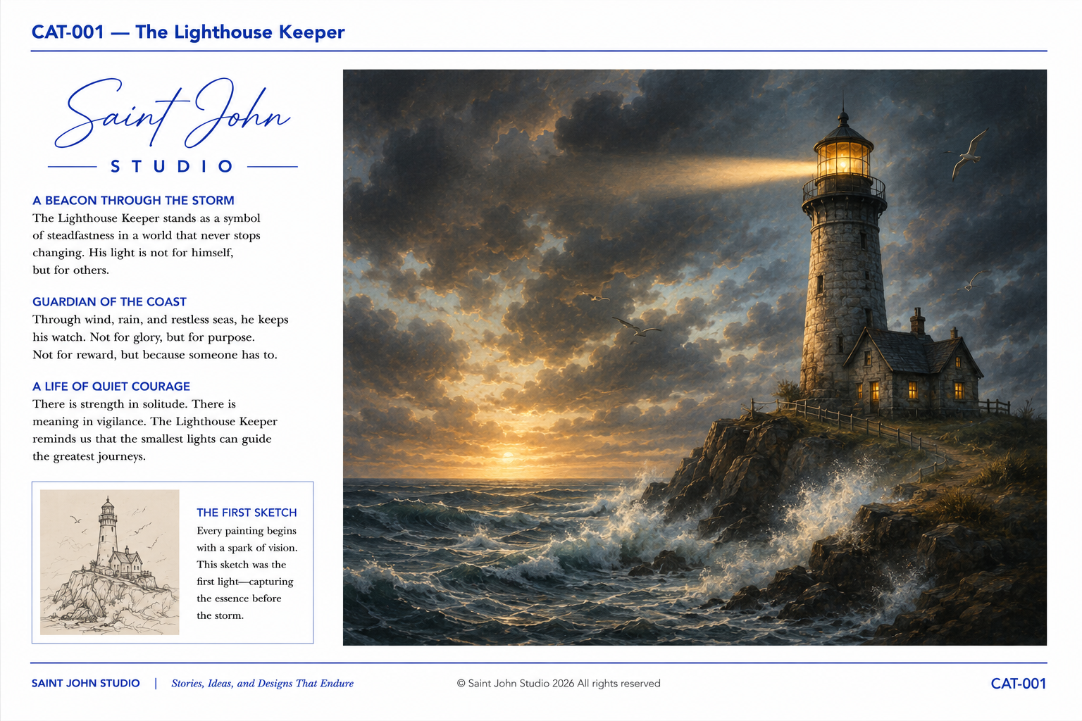 The Keeper of the Light — Saint John Studio