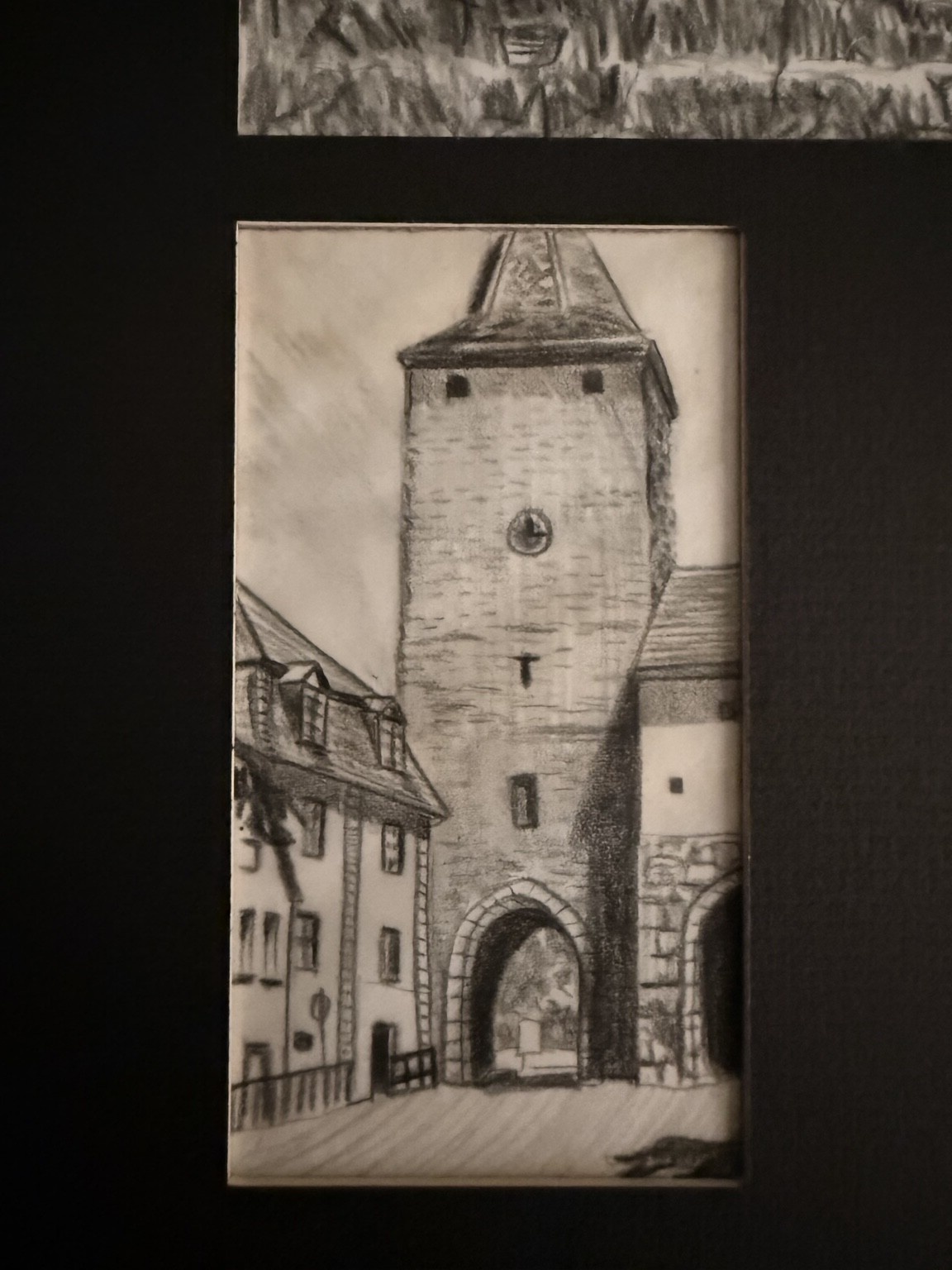 Second vertical Portsmouth architectural pencil study