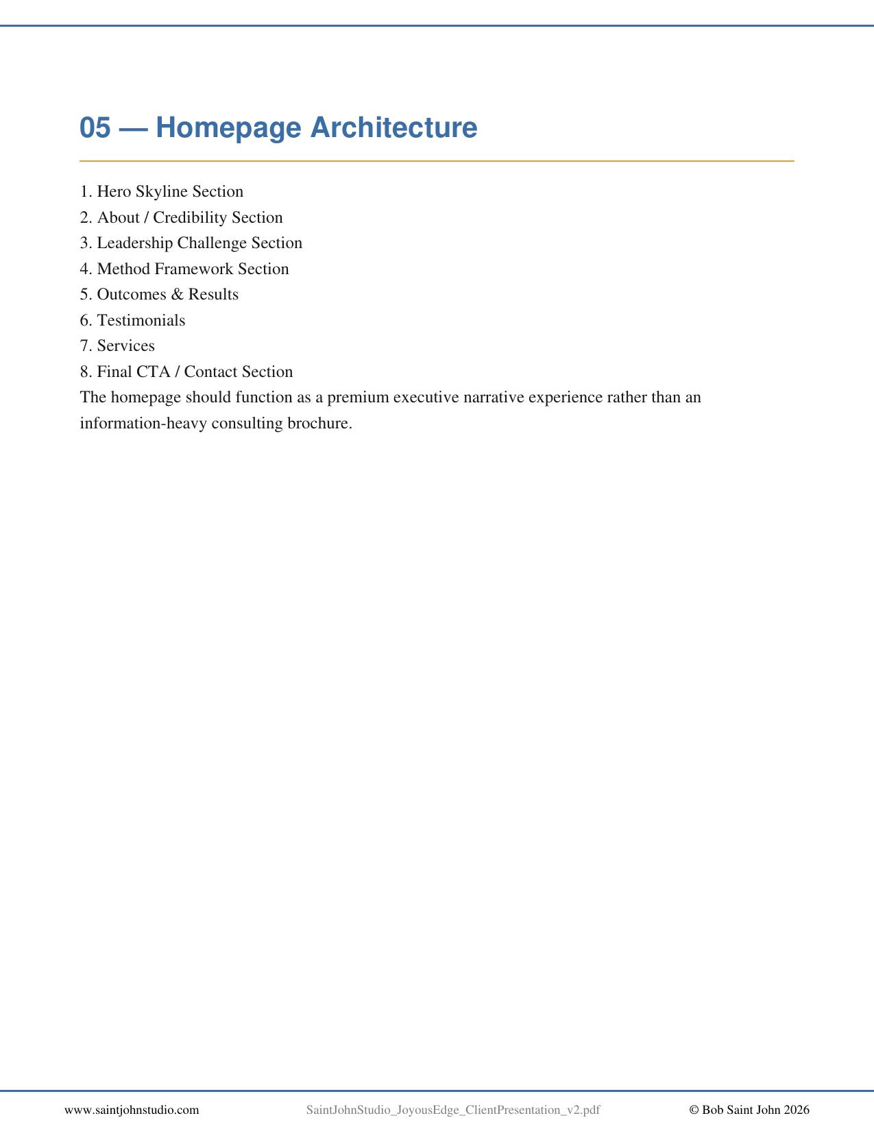 Joyous Edge presentation architecture