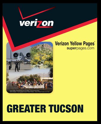 Verizon Yellow Pages Greater Tucson cover