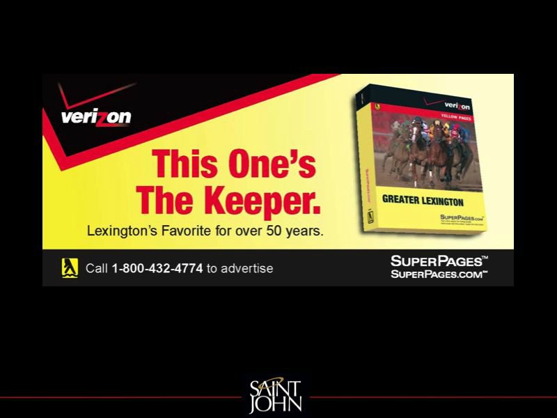 Verizon SuperPages Keeper billboard