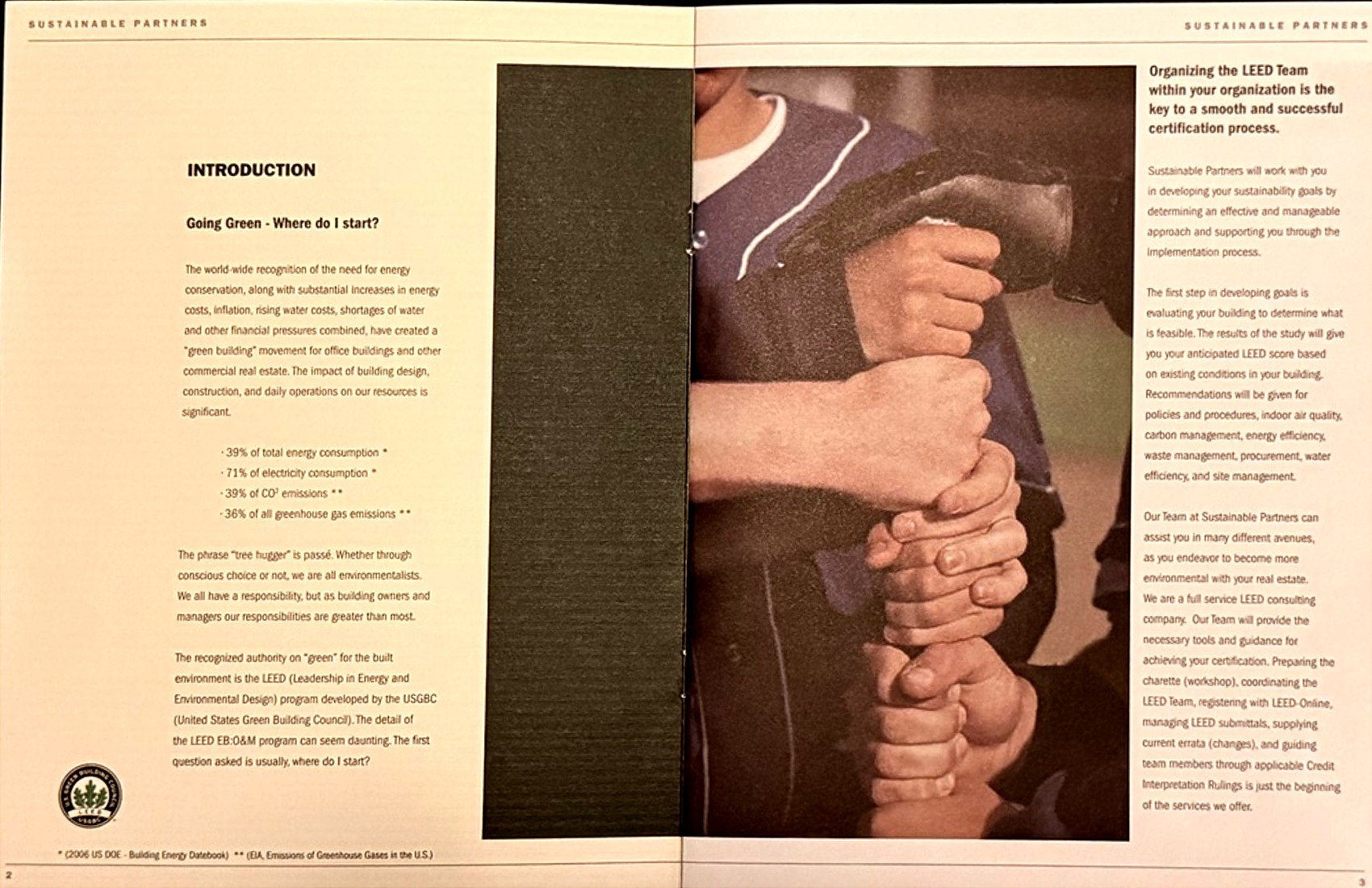 Sustainable Partners opening spread